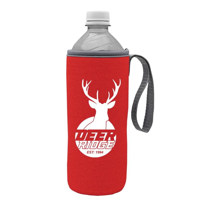 Water Bottle Caddy with Carry Strap