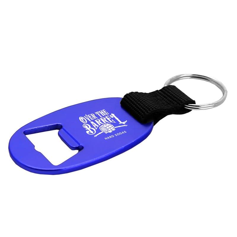 Oval Bottle Opener Key Ring