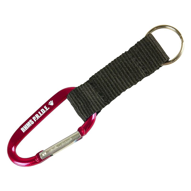 60mm Carabiner with Key Strap