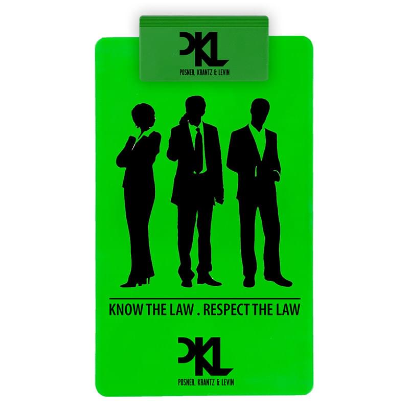 Legal Clipboard with Jumbo Clip