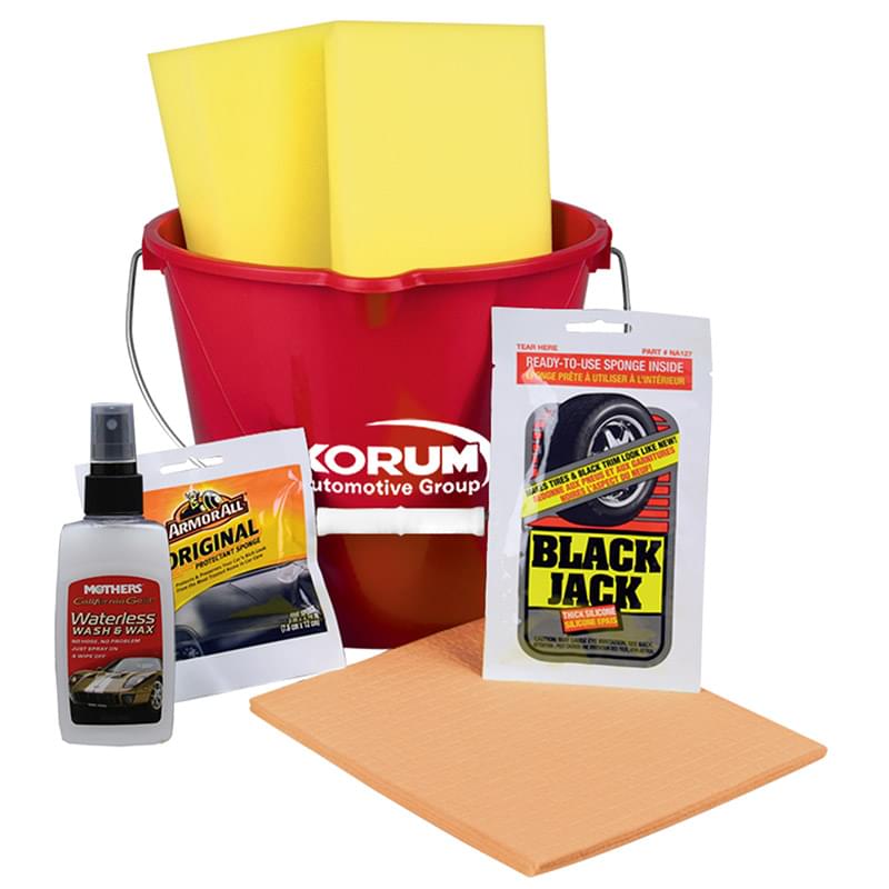 Detailing Car Wash Kit with Assorted Cleaners
