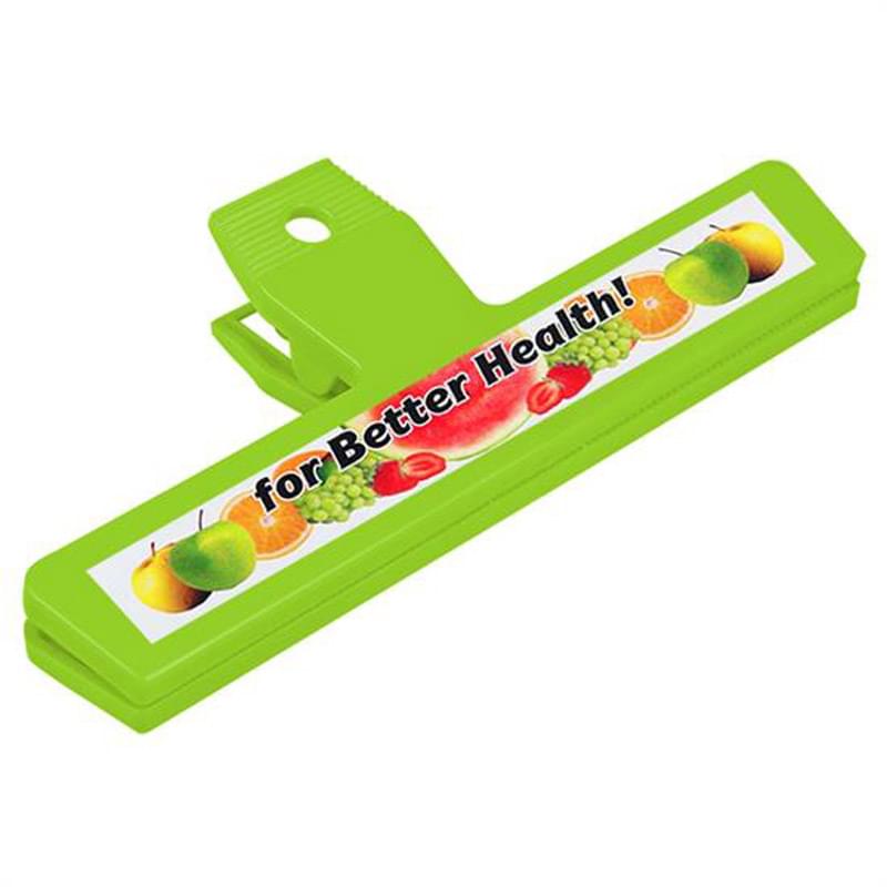 6" Chip Bag Clip with Full Color Imprint