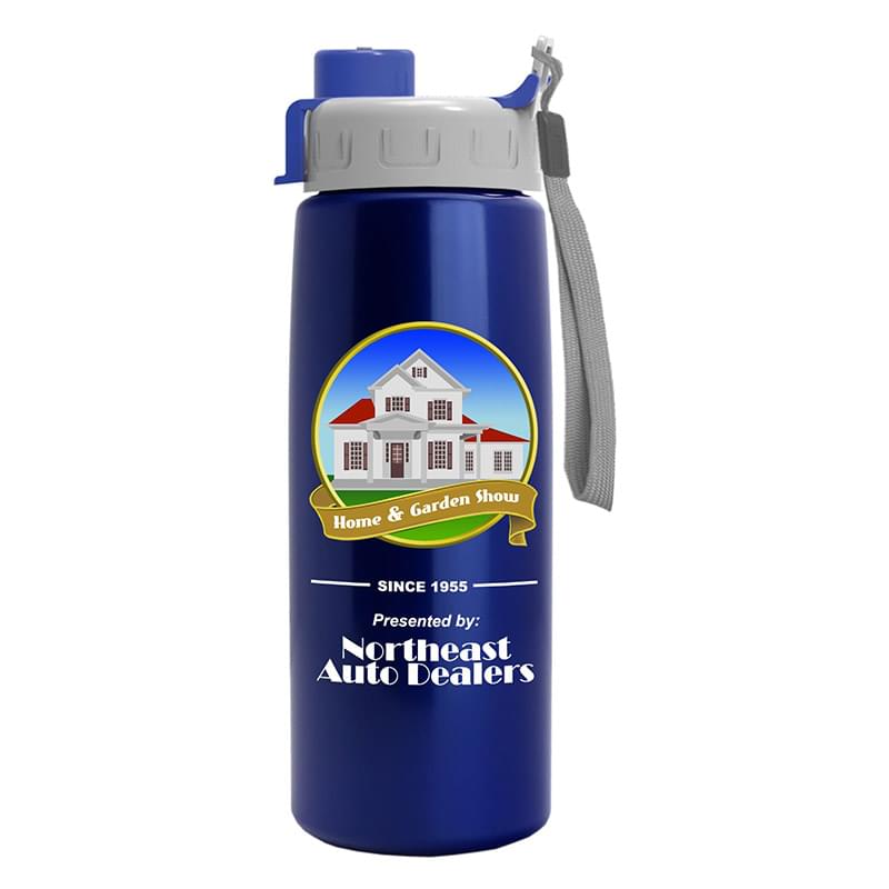 26 oz Metalike Flair Bottle - Quick Snap Lid - Digital