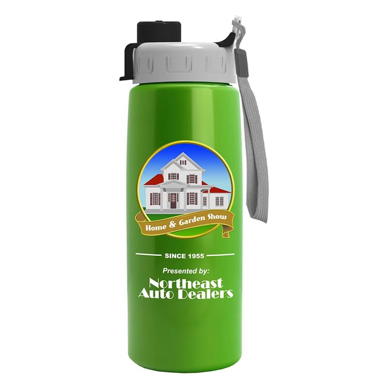 26 oz Metalike Flair Bottle - Quick Snap Lid - Digital