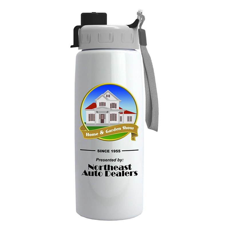 26 oz Metalike Flair Bottle - Quick Snap Lid - Digital