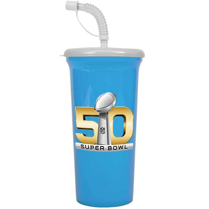 Digital 32 oz. Sport Sipper Cup with Straw Lid