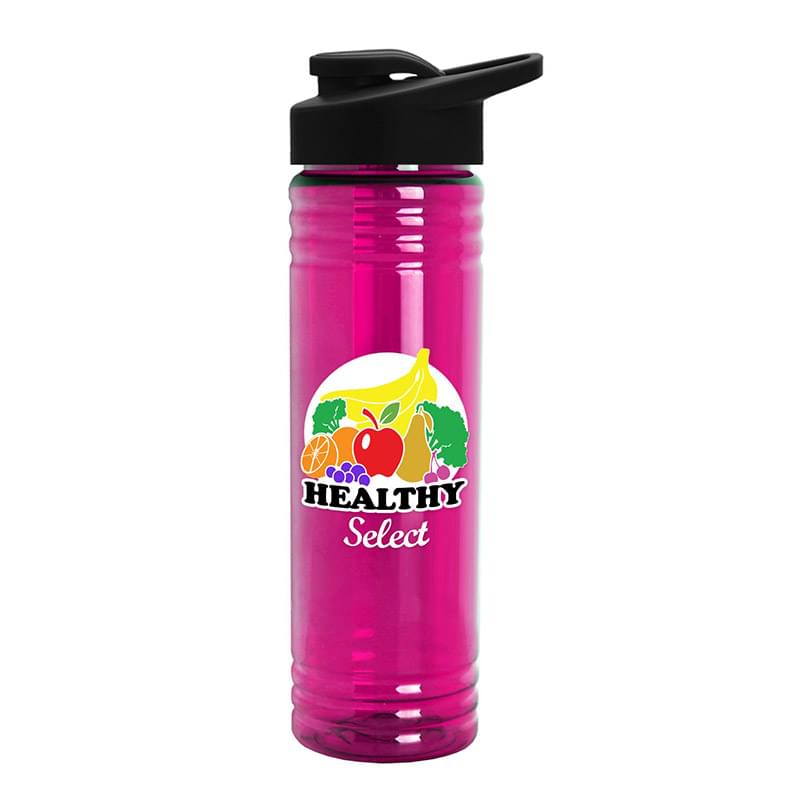 24 oz. Slim Fit Water Bottles with Drink-Thru Lid - Digital