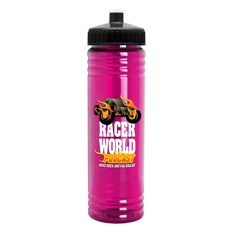 24 oz. Slim Fit Water Bottle with Push-Pull Lid - Digital