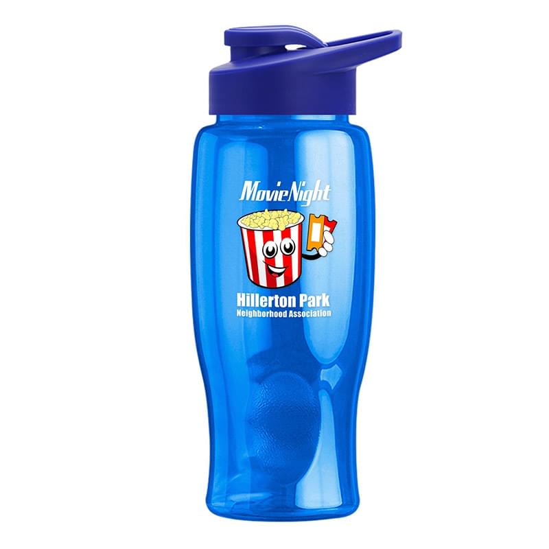 Poly-Pure - 27 oz. Bottle - Drink-Thru Lid - Digital