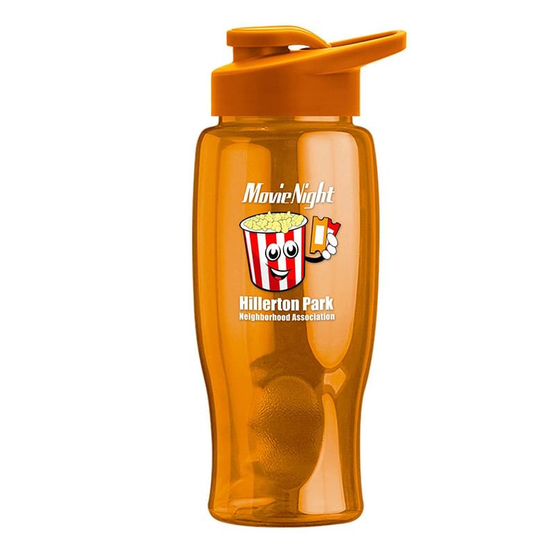 Poly-Pure - 27 oz. Bottle - Drink-Thru Lid - Digital