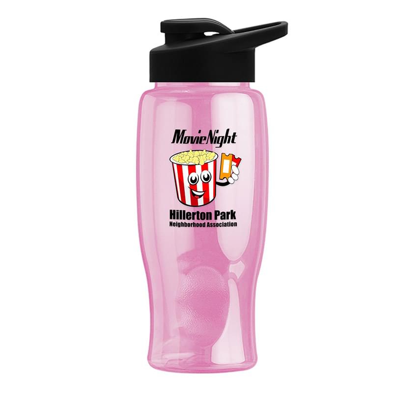 Poly-Pure - 27 oz. Bottle - Drink-Thru Lid - Digital