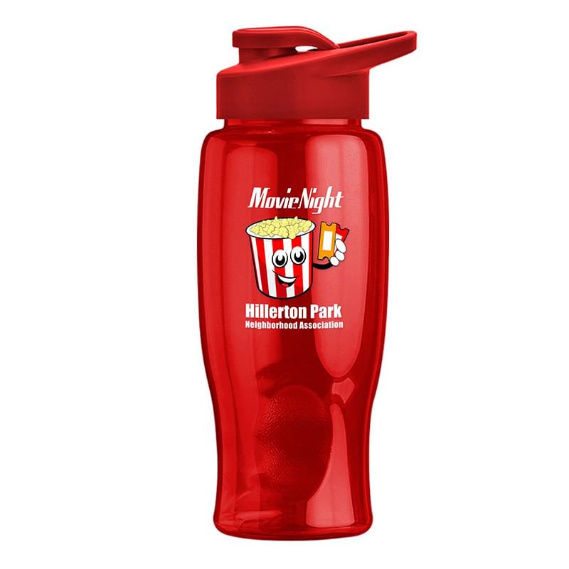 Poly-Pure - 27 oz. Bottle - Drink-Thru Lid - Digital