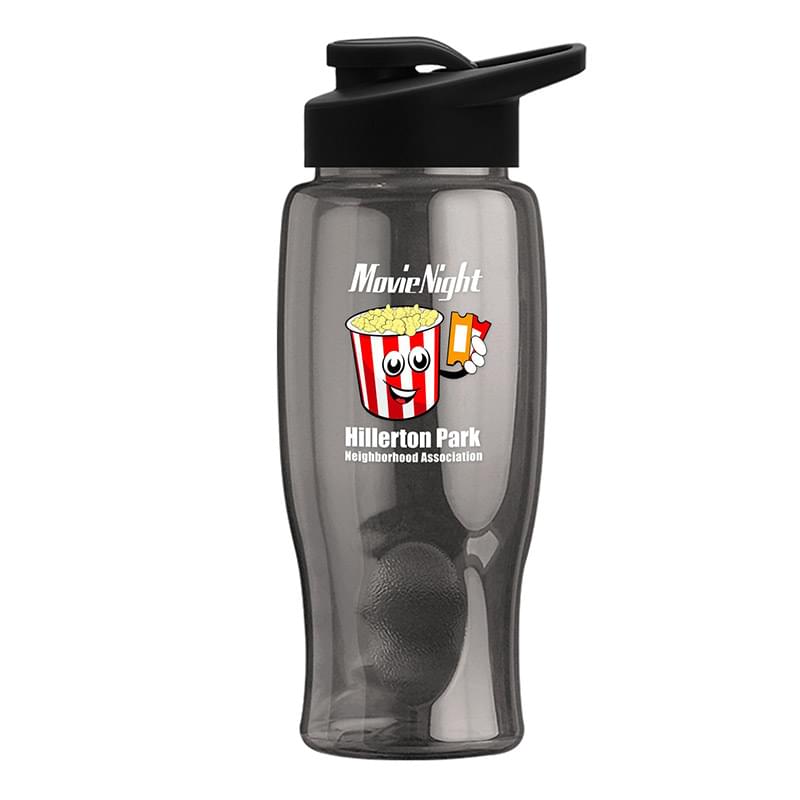 Poly-Pure - 27 oz. Bottle - Drink-Thru Lid - Digital