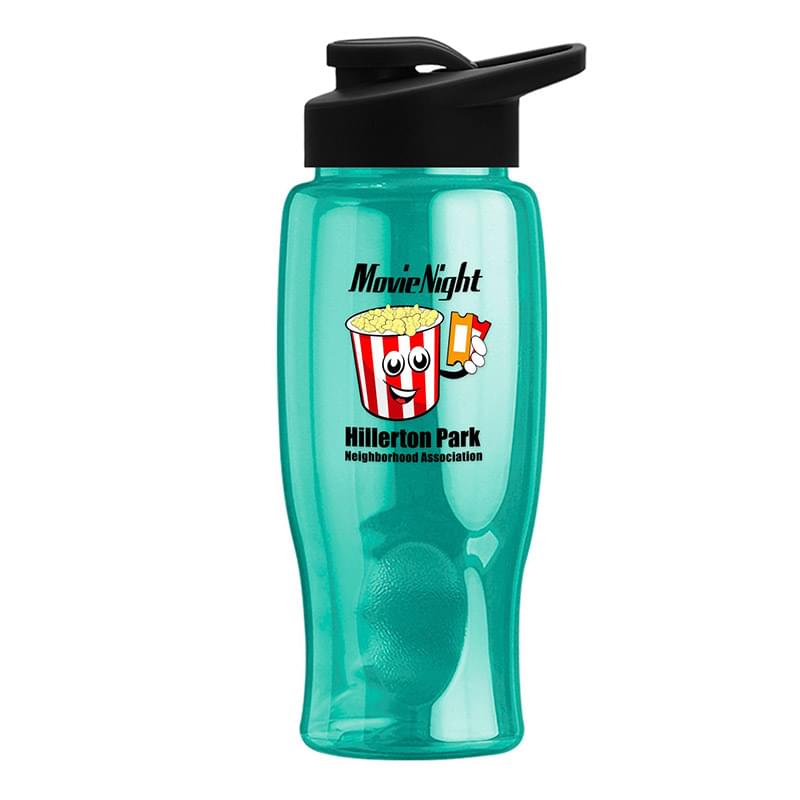 Poly-Pure - 27 oz. Bottle - Drink-Thru Lid - Digital