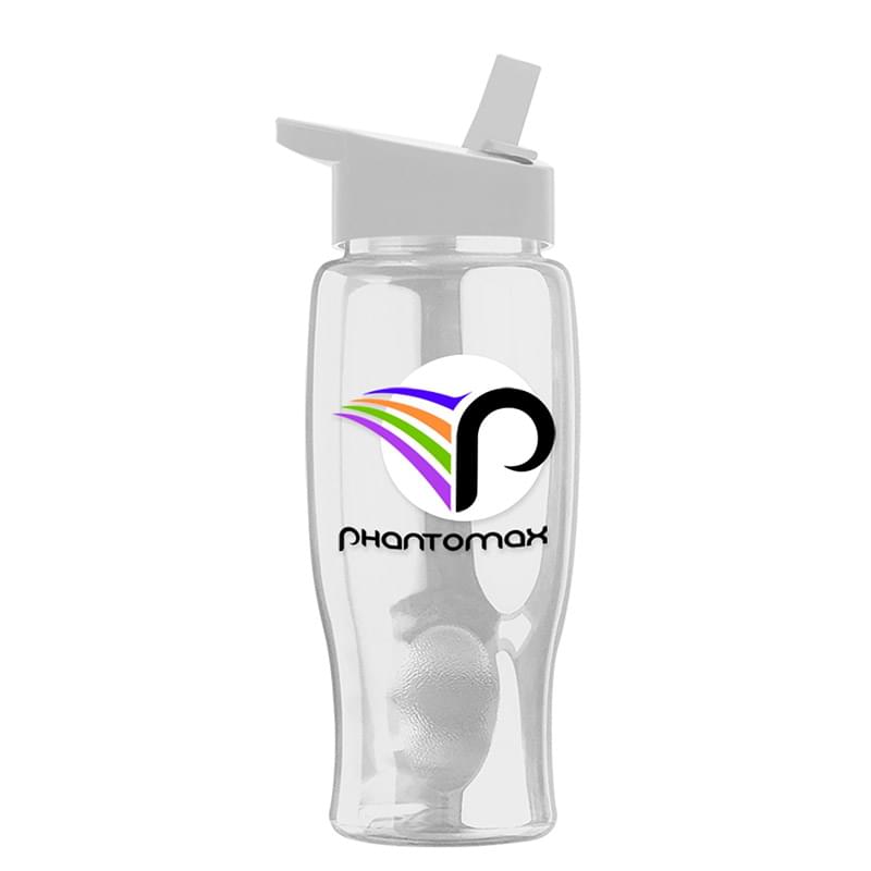 Poly-Pure - 27 oz. Bottle -Flip Straw Lid - Digital