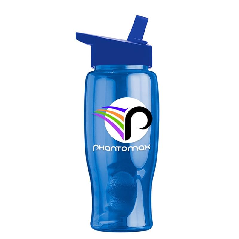 Poly-Pure - 27 oz. Bottle -Flip Straw Lid - Digital