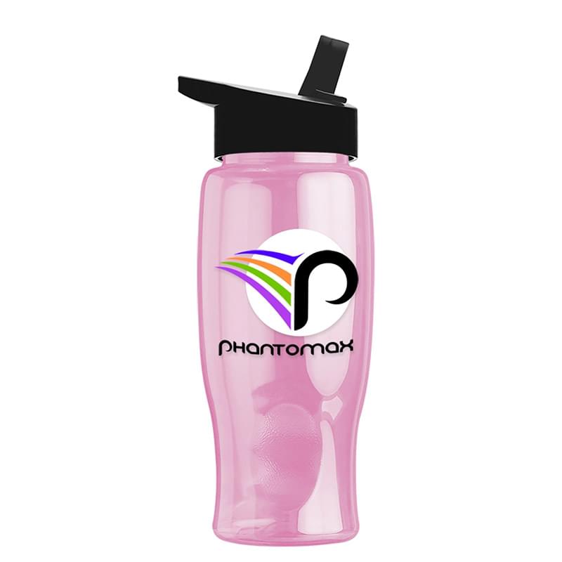 Poly-Pure - 27 oz. Bottle -Flip Straw Lid - Digital
