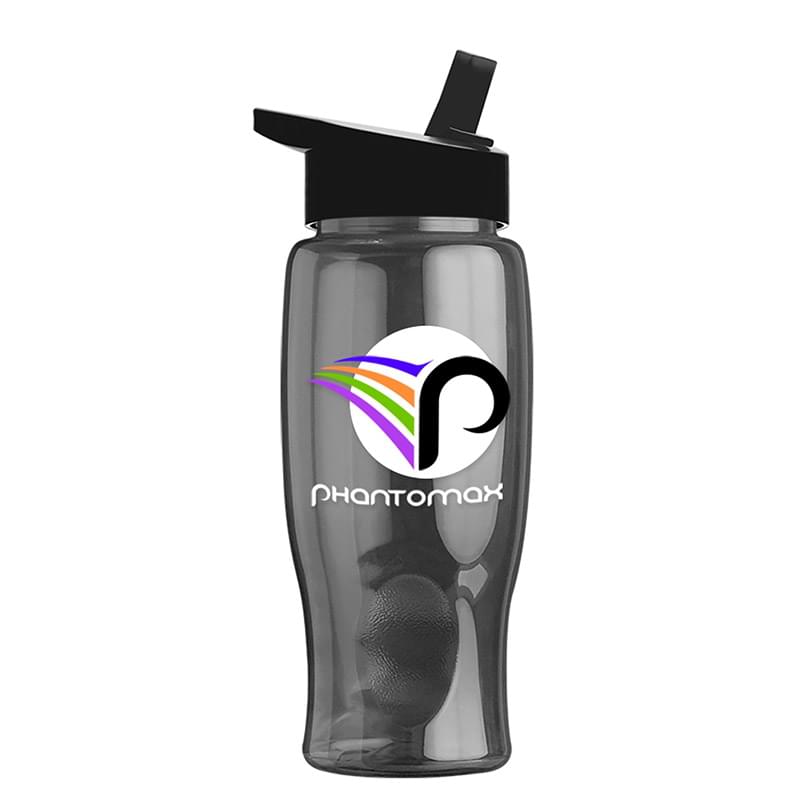 Poly-Pure - 27 oz. Bottle -Flip Straw Lid - Digital
