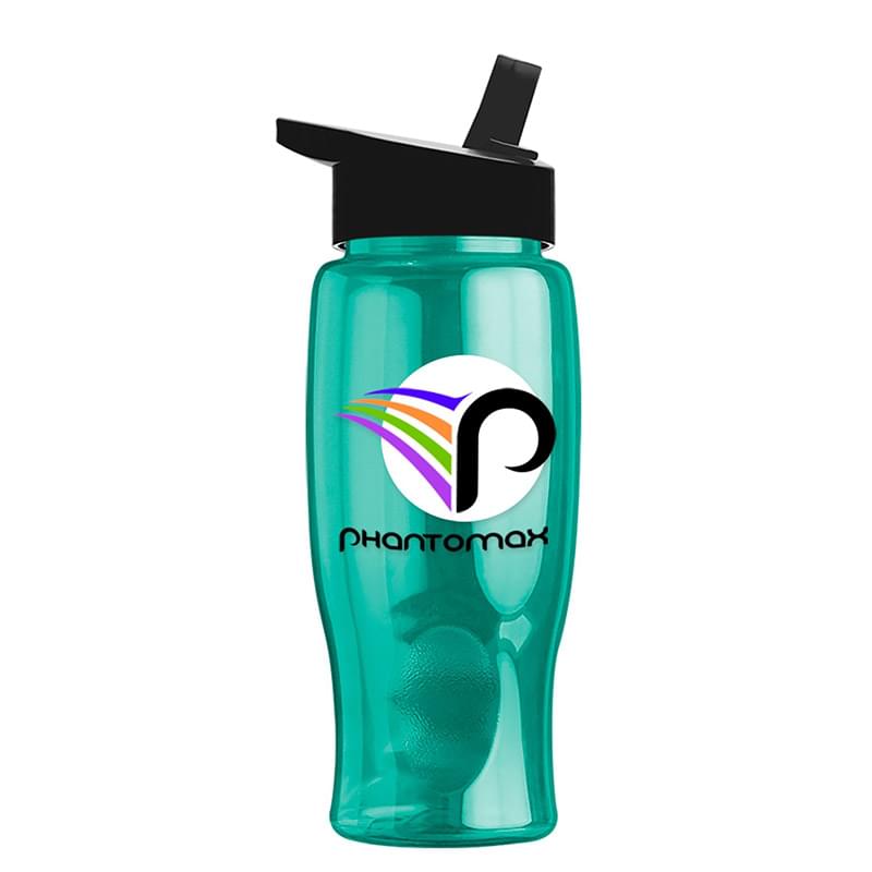 Poly-Pure - 27 oz. Bottle -Flip Straw Lid - Digital