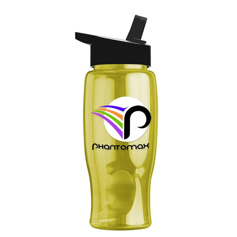 Poly-Pure - 27 oz. Bottle -Flip Straw Lid - Digital