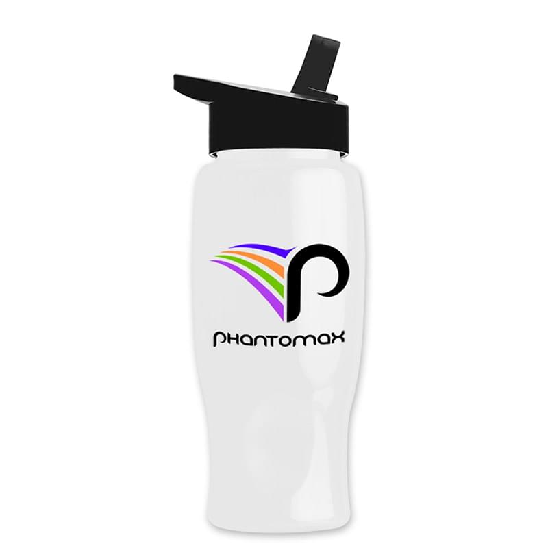 Poly-Pure - 27 oz. Bottle -Flip Straw Lid - Digital