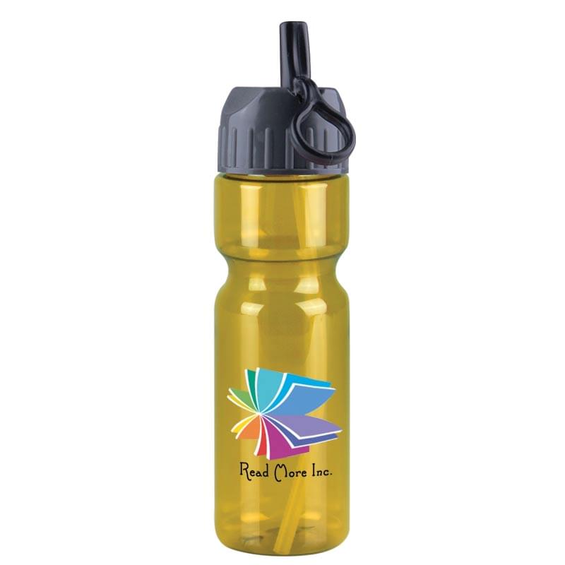 28 oz. Sports Bottle - Ring Straw Lid - Digital Imprint