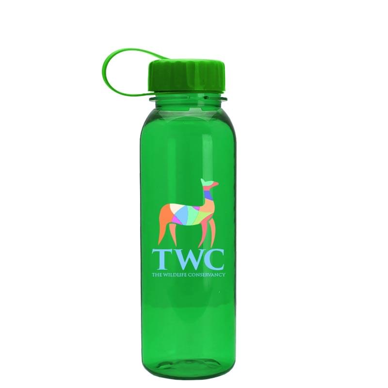 24oz Tritan Bottle -Tethered Lid - Digital Imprint