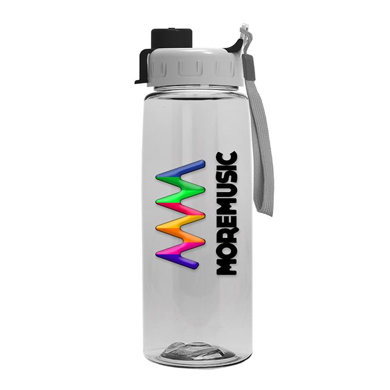 26 oz Tritan Flair Bottle with Quick Snap Lid - Digital