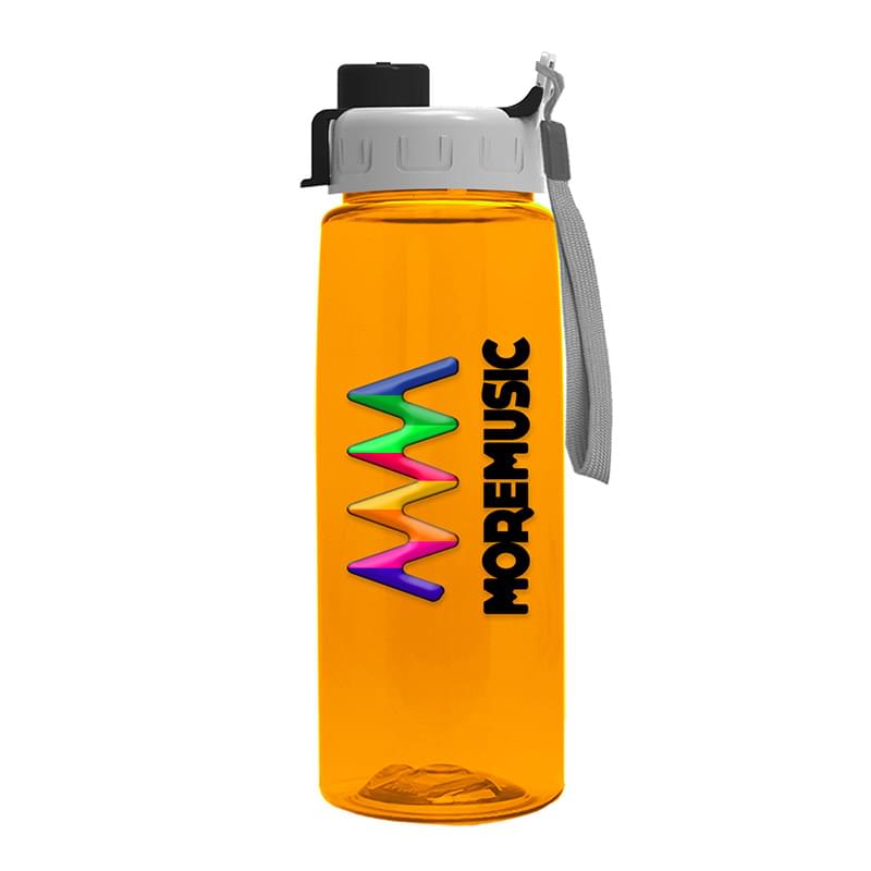 26 oz Tritan Flair Bottle with Quick Snap Lid - Digital