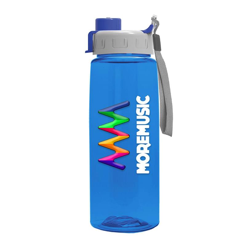 26 oz Tritan Flair Bottle with Quick Snap Lid - Digital