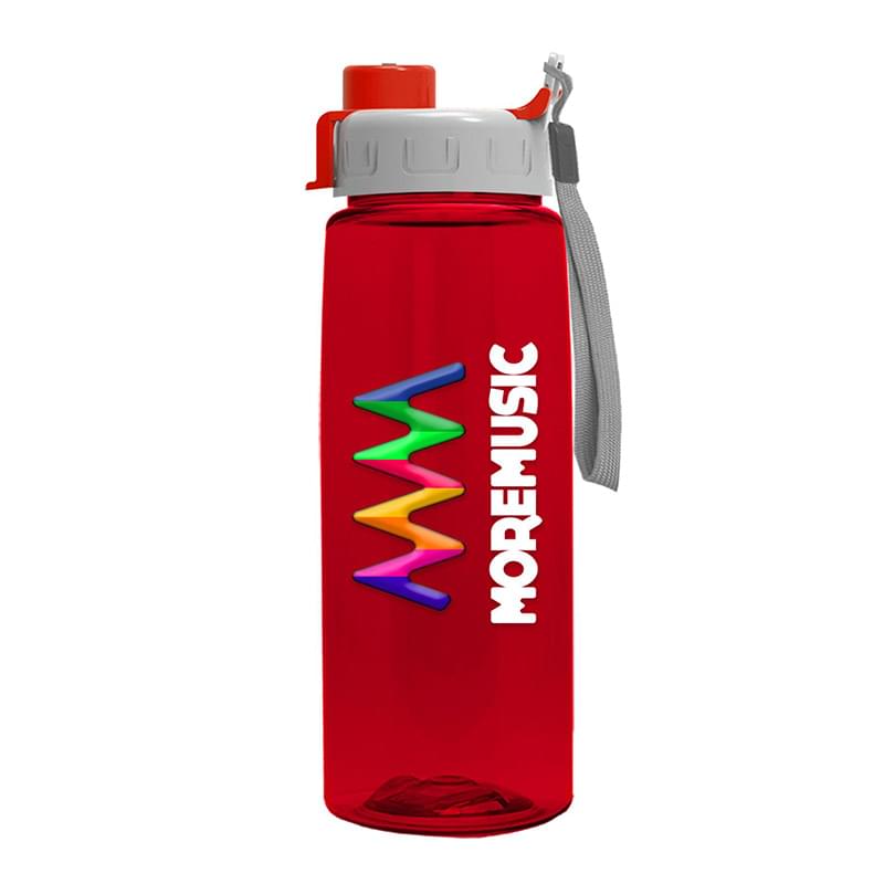 26 oz Tritan Flair Bottle with Quick Snap Lid - Digital