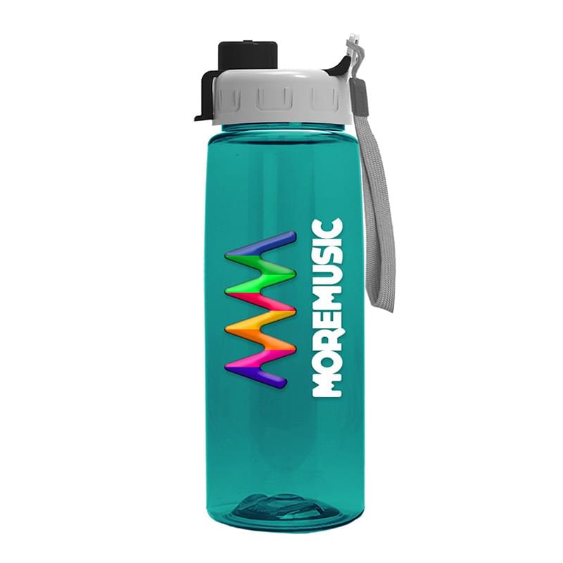 26 oz Tritan Flair Bottle with Quick Snap Lid - Digital