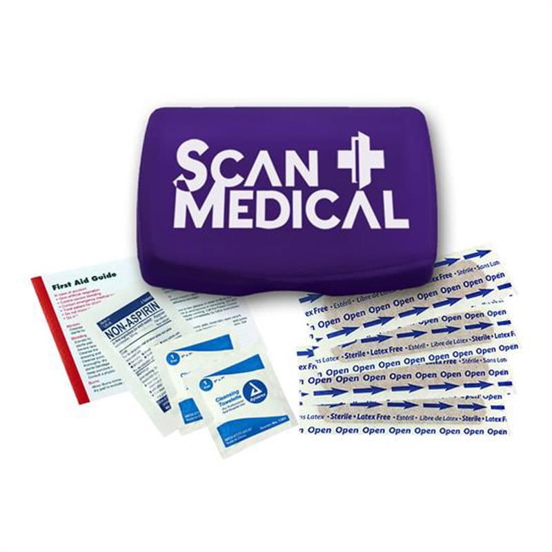 Express First Aid Kit with Non Aspirin Pain Reliever
