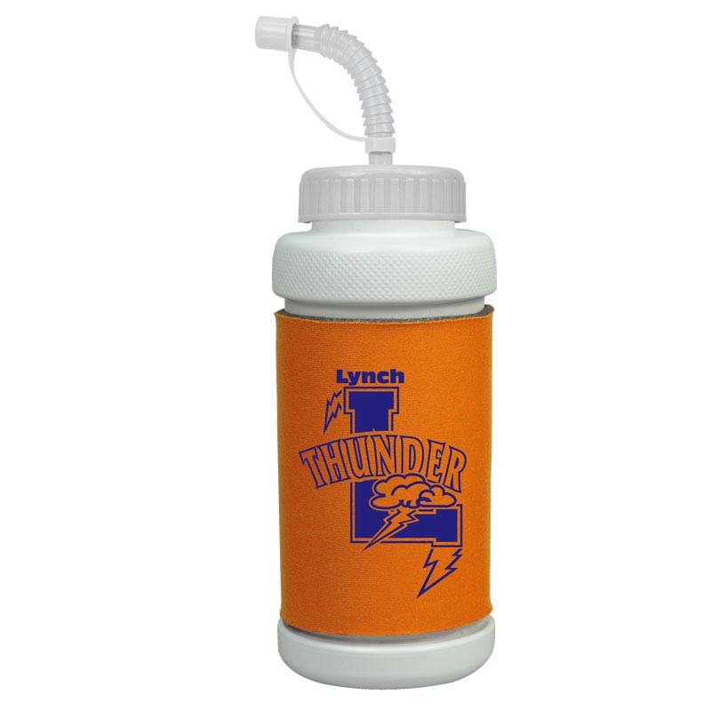 Foam - 34 oz. Insulated Bottle - Straw Lid