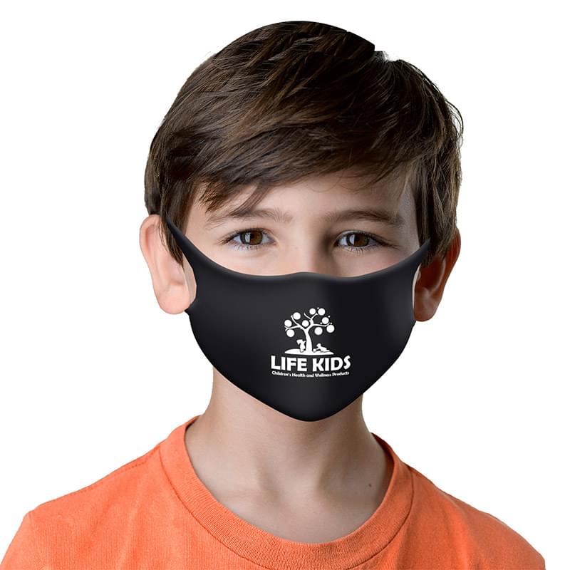 Youth Size Stretch Fit Promo Face Mask