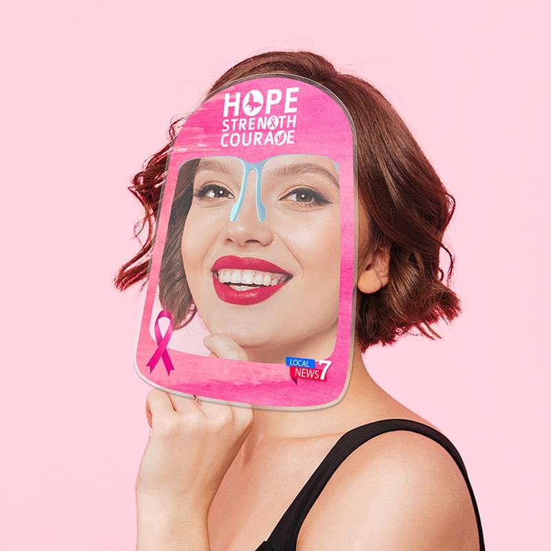 Round Top Awareness Face Shields