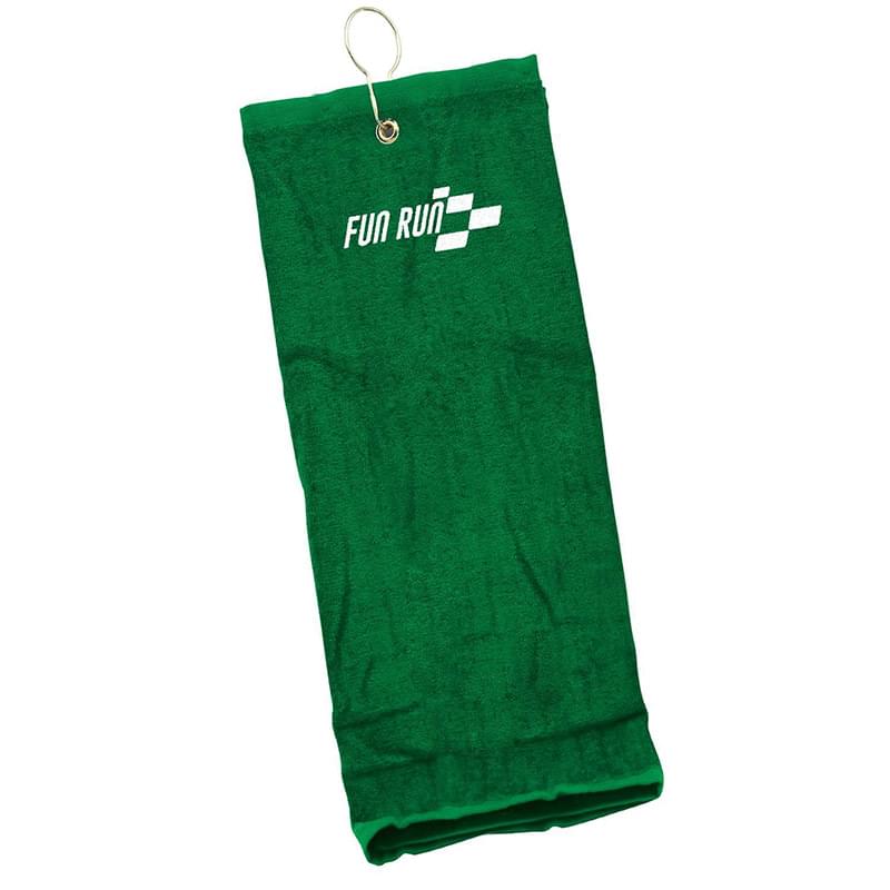 Trifold Golf Towel Embroidered