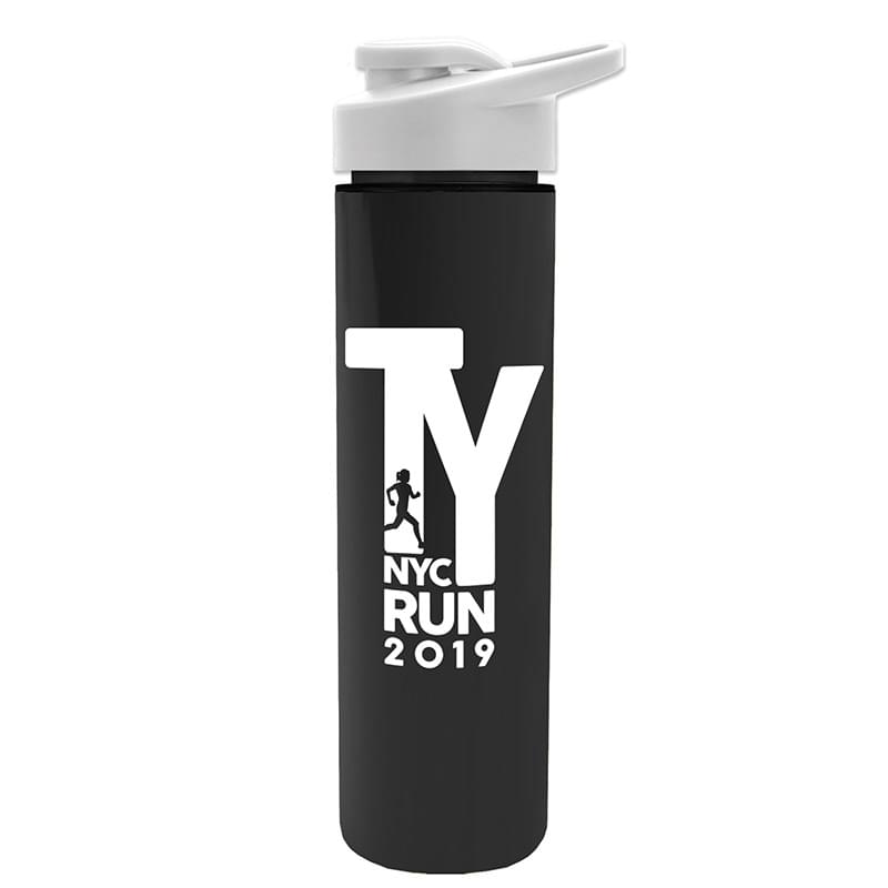 Garyline® Slim Double-Wall Insulated Bottle with Drink-Thru Lid - 16 oz.