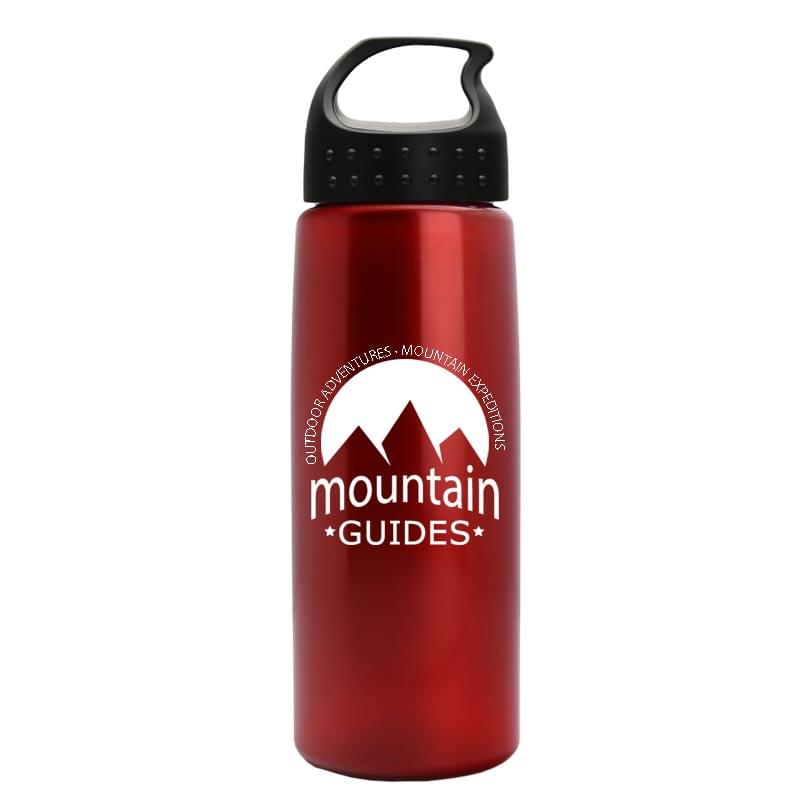 26 oz Metallic Flair Bottle with Crest Lid