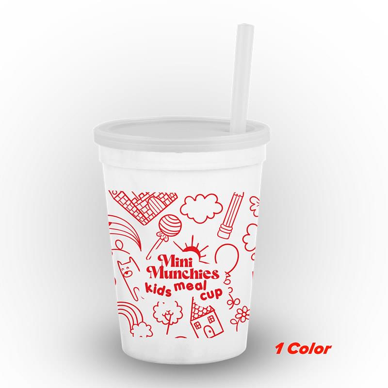 12 oz. Smooth-sided Sports Sipper Offset Printed