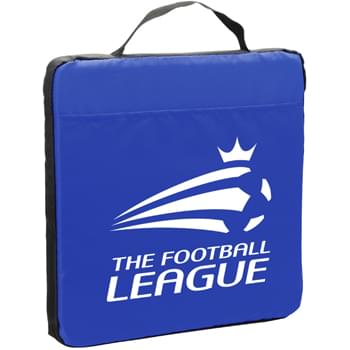 13.5" Fabric Stadium Cushion with Pocket