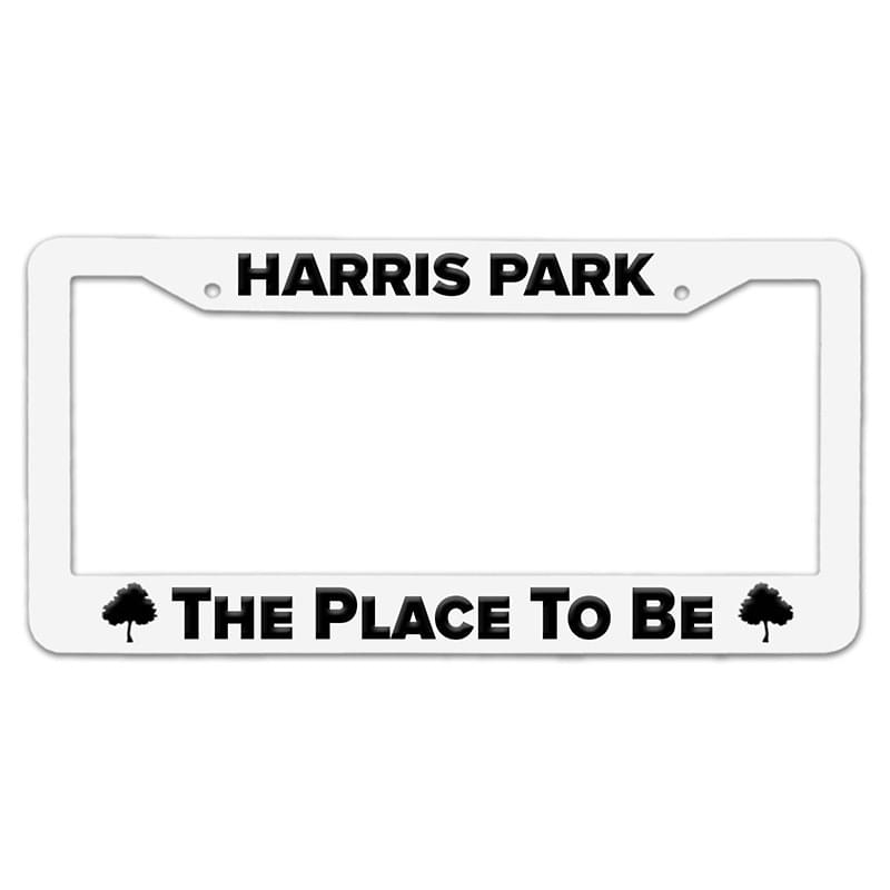 Hi-Impact 3D Two Corner License Plate Frame - ABS