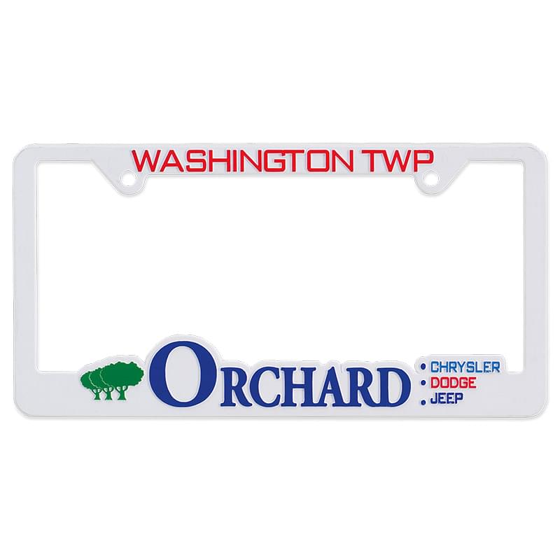 Hi-Impact 3D Traditional License Plate Frame