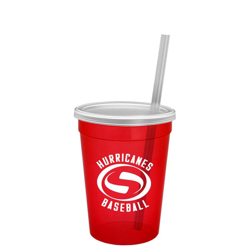 Cups-On-The-Go - 12oz. Trans. Stadium Cup