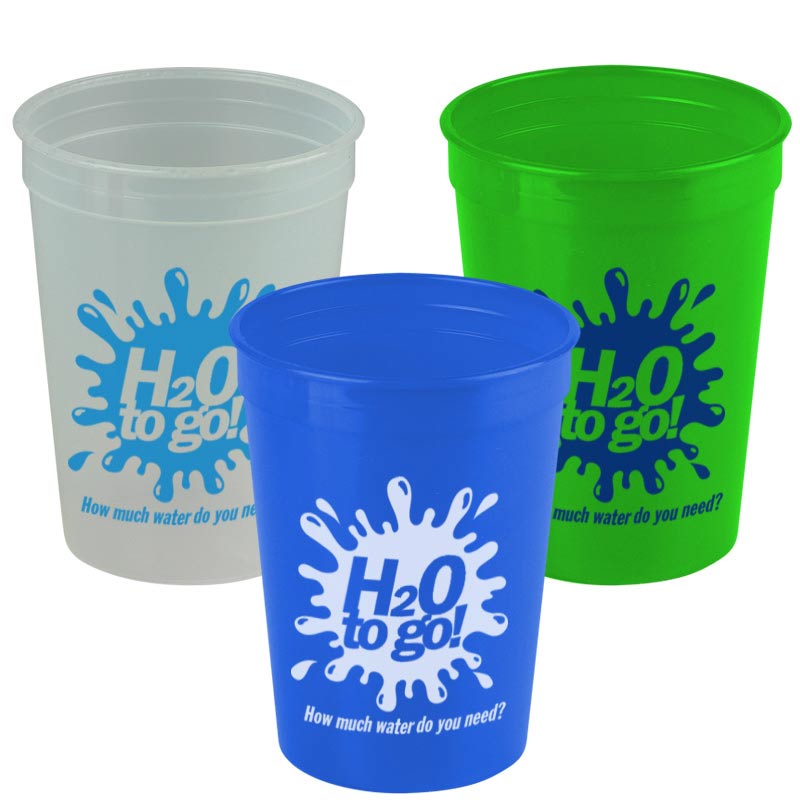 Cups-On-The-Go - 12oz. Trans. Stadium Cup