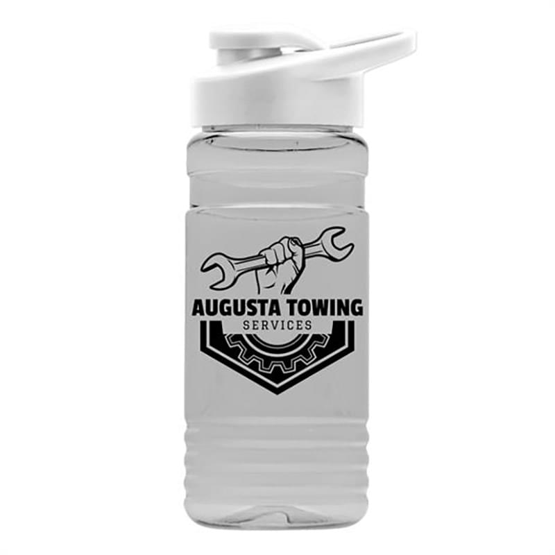 20 oz. Clear Sports Bottle with Drink-Thru Lid