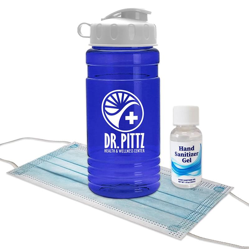 20 oz. Sport Bottle With Hand Sanitizer And Mask