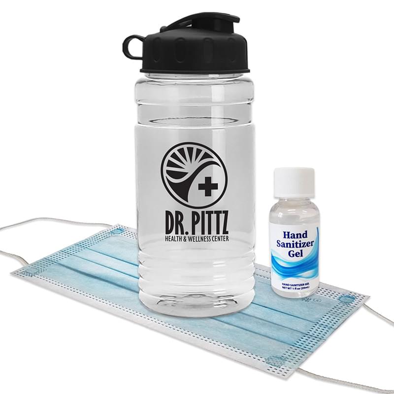 20 oz. Sport Bottle With Hand Sanitizer And Mask