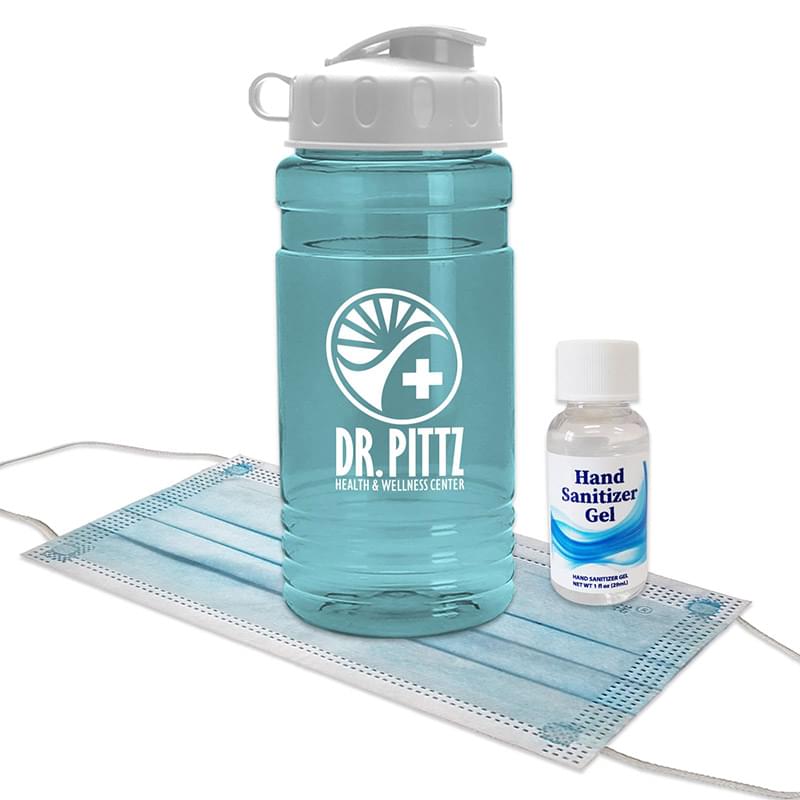 20 oz. Sport Bottle With Hand Sanitizer And Mask