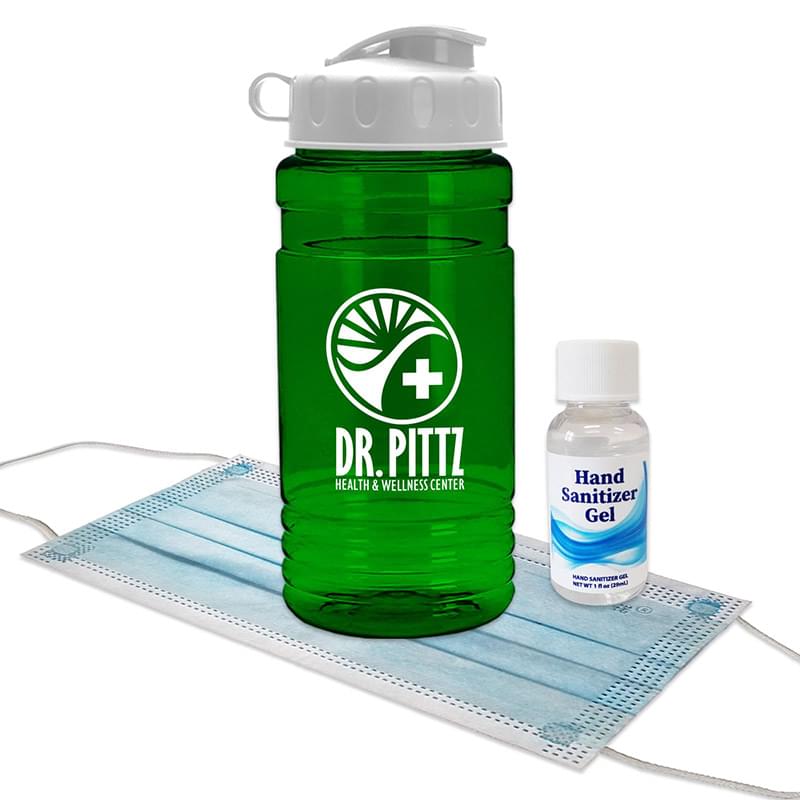 20 oz. Sport Bottle With Hand Sanitizer And Mask